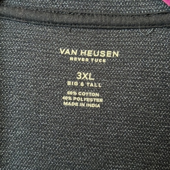 Van Heusen Never Tuck 1/4 Zip Pullover Jacket Men’s 3XL Blue - Picture 3 of 5